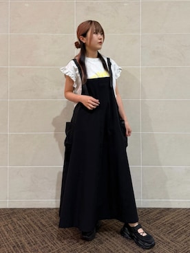 「coenスタッフスタイリング」｜coen officialさん（レディース・157cm）の夏コーディネート