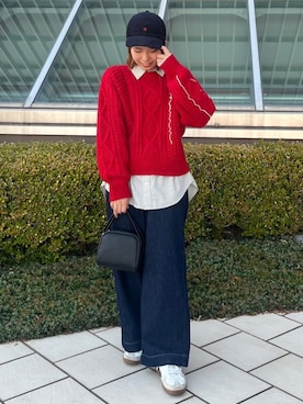 「POLO BCS（ポロ ビーシーエス）のアイテム」を使った、coen officialさん（レディース・159cm）の秋コーディネート