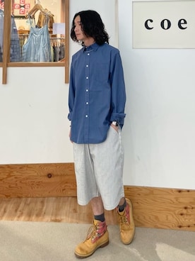 「SMITH'S（スミス）のアイテム」を使った、coen officialさん（メンズ・170cm）の春コーディネート