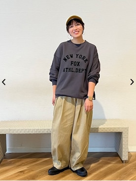 coen officialさん（レディース・157cm）の秋コーディネート