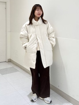 「coen（コーエン）のアイテム」を使った、coen officialさん（レディース・157cm）の秋コーディネート