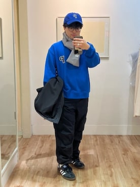 「POLO BCS（ポロ ビーシーエス）のアイテム」を使った、coen officialさん（メンズ・163cm）の冬コーディネート