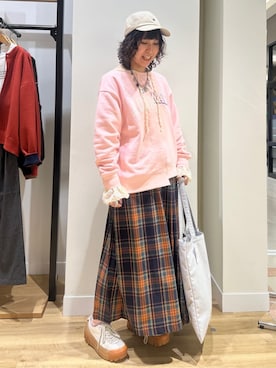 「POLO BCS（ポロ ビーシーエス）のアイテム」を使った、coen officialさん（レディース・163cm）の秋コーディネート