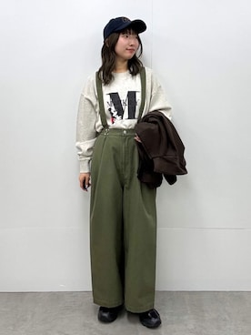 coen officialさん（レディース・157cm）の冬コーディネート