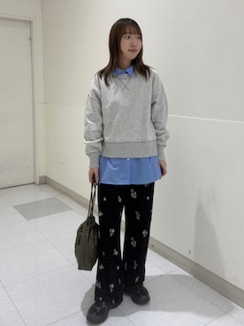 「coen（コーエン）のアイテム」を使った、coen officialさん（レディース・157cm）の秋コーディネート