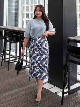 「COUP DE CHANCE（クードシャンス）のアイテム」を使った、MISAKIさん（レディース・158cm）の春コーディネート