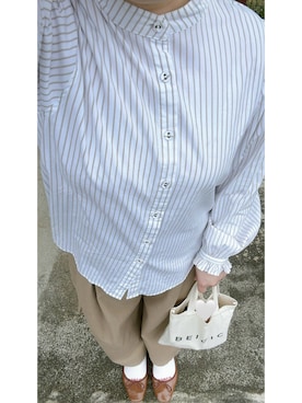 「アイテム（バレエシューズ）」を使った、me.maさん（レディース・150cm）の秋コーディネート