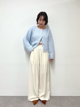 「ブルー x ホワイト」｜kida  tsugumiさん（レディース・162cm）の夏コーディネート