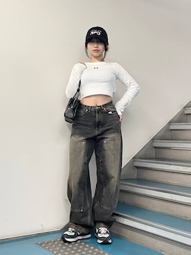 「87mm（87mm）のアイテム」を使った、kanachan0000さん（レディース・155cm）の春コーディネート