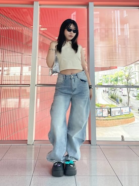 kanachan0000さん（レディース・155cm）の夏コーディネート