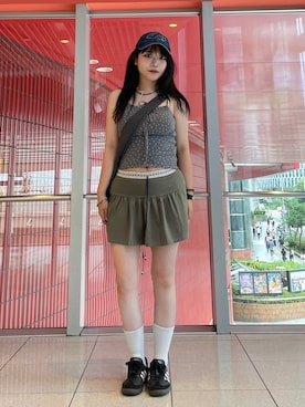 「DEARSTALKER（ディアストーカー）のアイテム」を使った、kanachan0000さん（レディース・155cm）の夏コーディネート