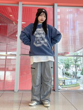 「LMCのアイテム」を使った、kanachan0000さん（レディース・155cm）の秋コーディネート