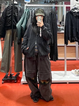 「NOT4NERD（ノットフォーナード）のアイテム」を使った、kanachan0000さん（レディース・155cm）の秋コーディネート