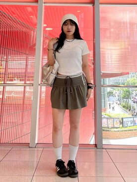 「PLASMASPHERE（プラズマスフィア）のアイテム」を使った、kanachan0000さん（レディース・155cm）の夏コーディネート