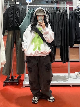 「NOT4NERD（ノットフォーナード）のアイテム」を使った、kanachan0000さん（レディース・155cm）の秋コーディネート