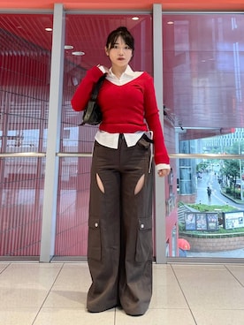 「Midnight Move（ミッドナイトムーブ）のアイテム」を使った、kanachan0000さん（レディース・155cm）の秋コーディネート