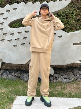 「LACOSTE（ラコステ）のアイテム」を使った、motoyamayoさん（メンズ・172cm）の秋コーディネート