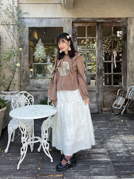 「kutir」｜「アイテム（スウェット）」を使った、Danis🧸さん（レディース・162cm）の冬コーディネート