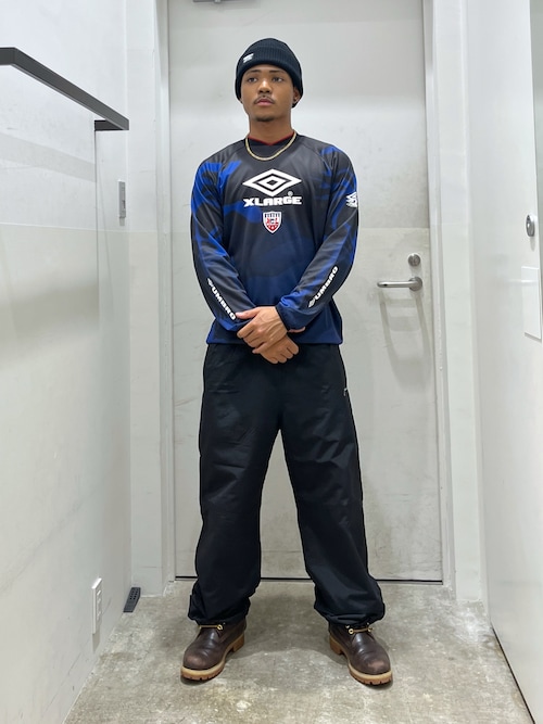 セール】XLARGE×UMBRO L/S SOCCER JERSEY（Tシャツ/カットソー