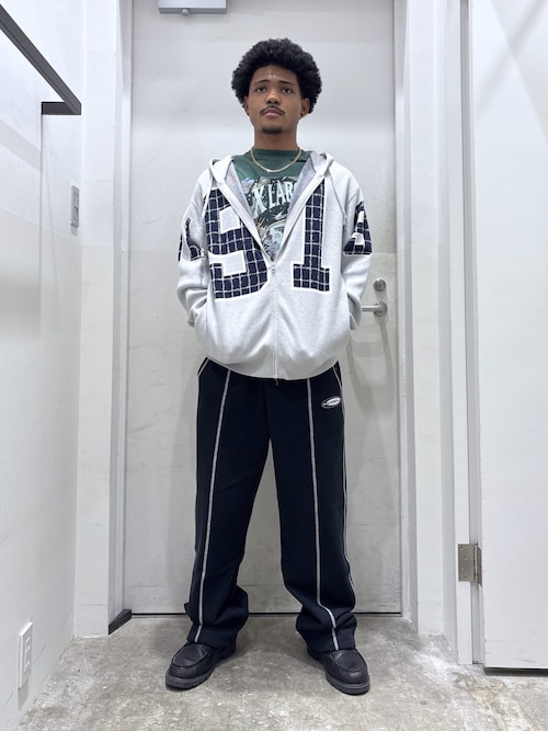 JACQUARD BARBED WIRE ZIP KNIT（ニット/セーター）｜XLARGE