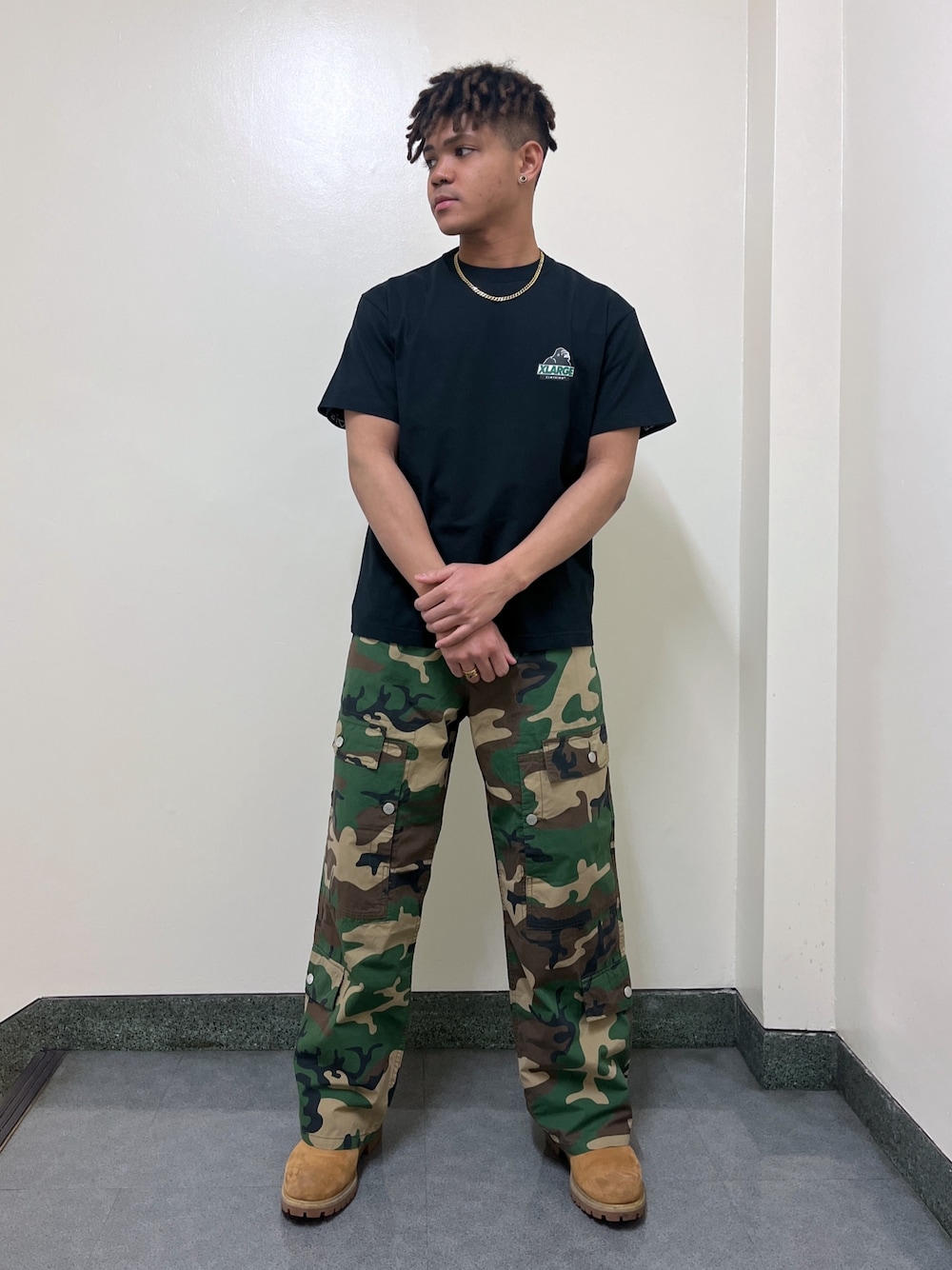 XLARGE エクストララージ DICE PAINTER PANTS カモ柄 - メルカリ