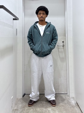 「アイテム（パンツ）」を使った、CHRISさん（メンズ・172cm）の秋コーディネート