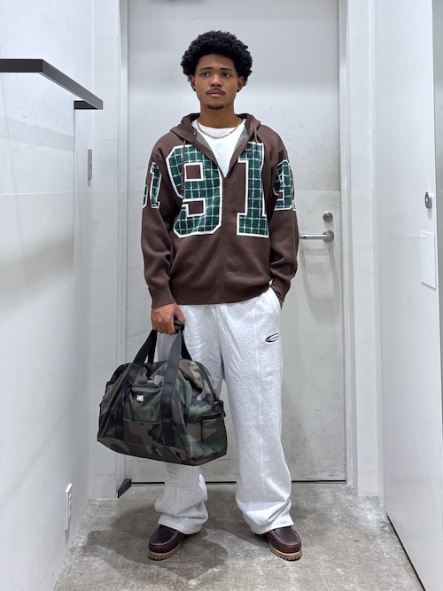 JACQUARD BARBED WIRE ZIP KNIT（ニット/セーター）｜XLARGE