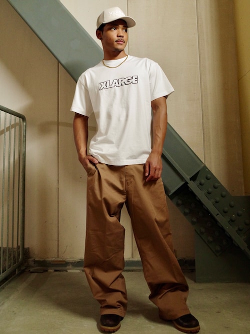 「新品未使用」XLARGE ワークパンツ ブラウン WORK PANTS（その他パンツ）｜XLARGE（エクストララージ）の