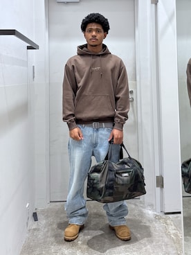 「アイテム（トップス）」を使った、CHRISさん（メンズ・172cm）の夏コーディネート