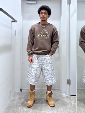 「アイテム（財布/小物）」を使った、CHRISさん（メンズ・172cm）の秋コーディネート