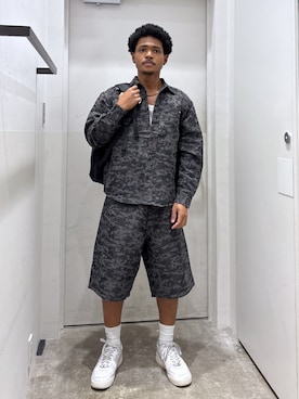 「アイテム（パンツ）」を使った、CHRISさん（メンズ・172cm）の夏コーディネート