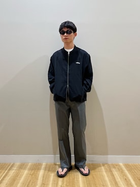 「サンダル×秋アイテム」｜kanzakiさん（メンズ・174cm）の夏コーディネート