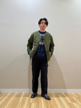 「アイテム（モッズコート）」を使った、kanzakiさん（メンズ・174cm）の秋コーディネート