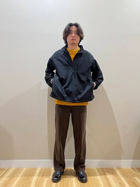 「アイテム（その他トップス）」を使った、kanzakiさん（メンズ・174cm）の秋コーディネート