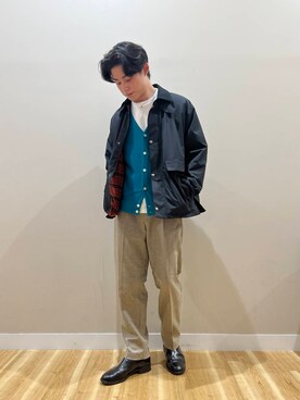 「アイテム（ミリタリージャケット）」を使った、kanzakiさん（メンズ・174cm）の秋コーディネート