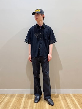「アーバンリサーチ」｜「アイテム（ローファー）」を使った、wearkanzakiさん（メンズ・174cm）の夏コーディネート