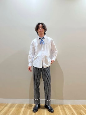 「HEYUMM（ヘユム）のアイテム」を使った、kanzakiさん（メンズ・174cm）の秋コーディネート