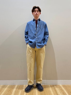 「BUTWIN（バトウィン）のアイテム」を使った、kanzakiさん（メンズ・174cm）の春コーディネート