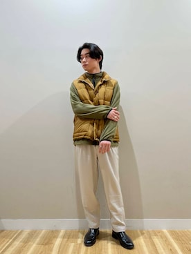 「冬の差し色コーデ」｜kanzakiさん（メンズ・174cm）の冬コーディネート