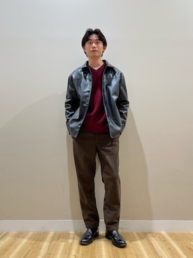 「アーバンリサーチ」｜「アイテム（その他アウター）」を使った、kanzakiさん（メンズ・174cm）の秋コーディネート