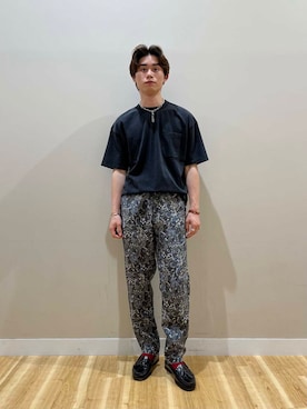 「SMELLY（スメリー）のアイテム（アクセサリー）」を使った、wearkanzakiさん（メンズ・174cm）の夏コーディネート