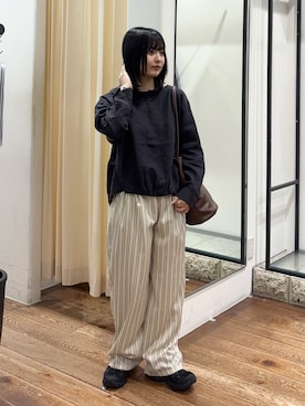 「MARCO BIANCHINI（マルコビアンチーニ）のアイテム」を使った、chihiroさん（レディース・153cm）の春コーディネート