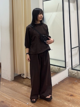 「URBAN RESEARCH DOORS（アーバンリサーチドアーズ）のアイテム（ボディバッグ/ウエストポーチ）」を使った、chihiroさん（レディース・153cm）の春コーディネート