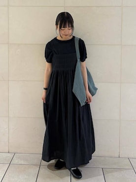 「新作」｜「アイテム（バレエシューズ）」を使った、chihiroさん（レディース・153cm）の夏コーディネート