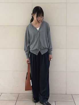 「アイテム（レインシューズ）」を使った、chihiroさん（レディース・153cm）の夏コーディネート