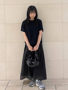 「新作」｜「アイテム（スニーカー）」を使った、chihiroさん（レディース・153cm）の夏コーディネート