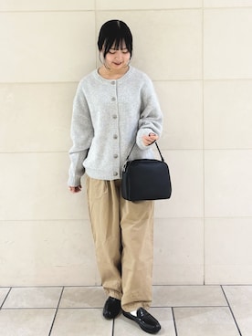 「URBAN RESEARCH DOORS（アーバンリサーチドアーズ）の2WAYスクエアショルダーバッグ（ショルダーバッグ）」を使った、chihiroさん（レディース・153cm）の秋コーディネート