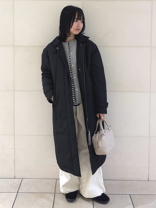 セール】ステッチレスライトダウンロングコート（ダウンジャケット