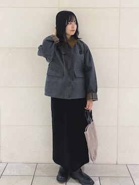 「URBAN RESEARCH DOORS（アーバンリサーチドアーズ）のアイテム（スカート）」を使った、chihiroさん（レディース・153cm）の秋コーディネート