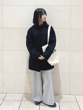 「アイテム（その他アウター）」を使った、chihiroさん（レディース・153cm）の秋コーディネート